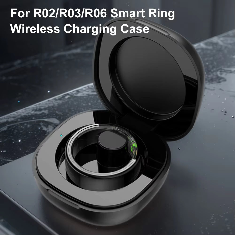 For XIAOMI R02 Smart Ring Charging Case 200Mah Wireless Charger Box Replacement Charger Case Dock Station for R02/R03 Smart Ring