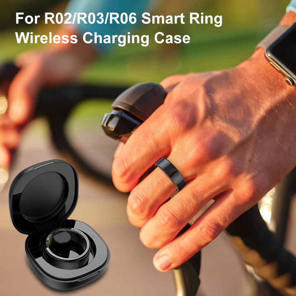 For XIAOMI R02 Smart Ring Charging Case 200Mah Wireless Charger Box Replacement Charger Case Dock Station for R02/R03 Smart Ring