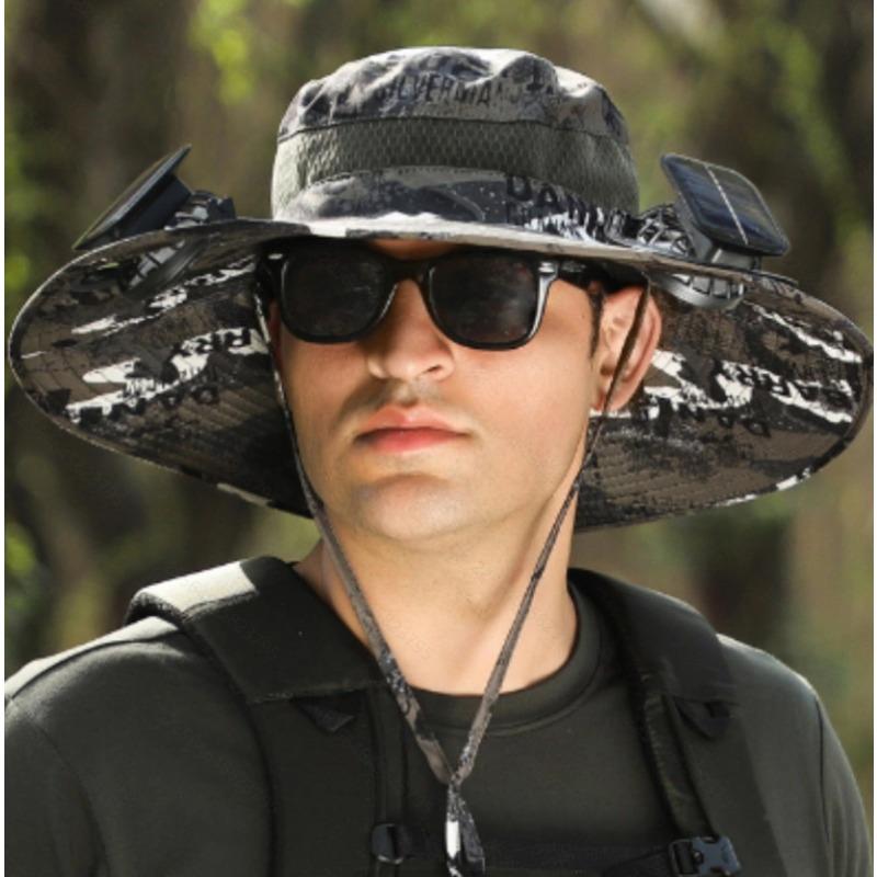 Stay Cool and Protected with the 2025 Solar-Powered Outdoor Fishing Hat Featuring Dual Fans and UV Defense