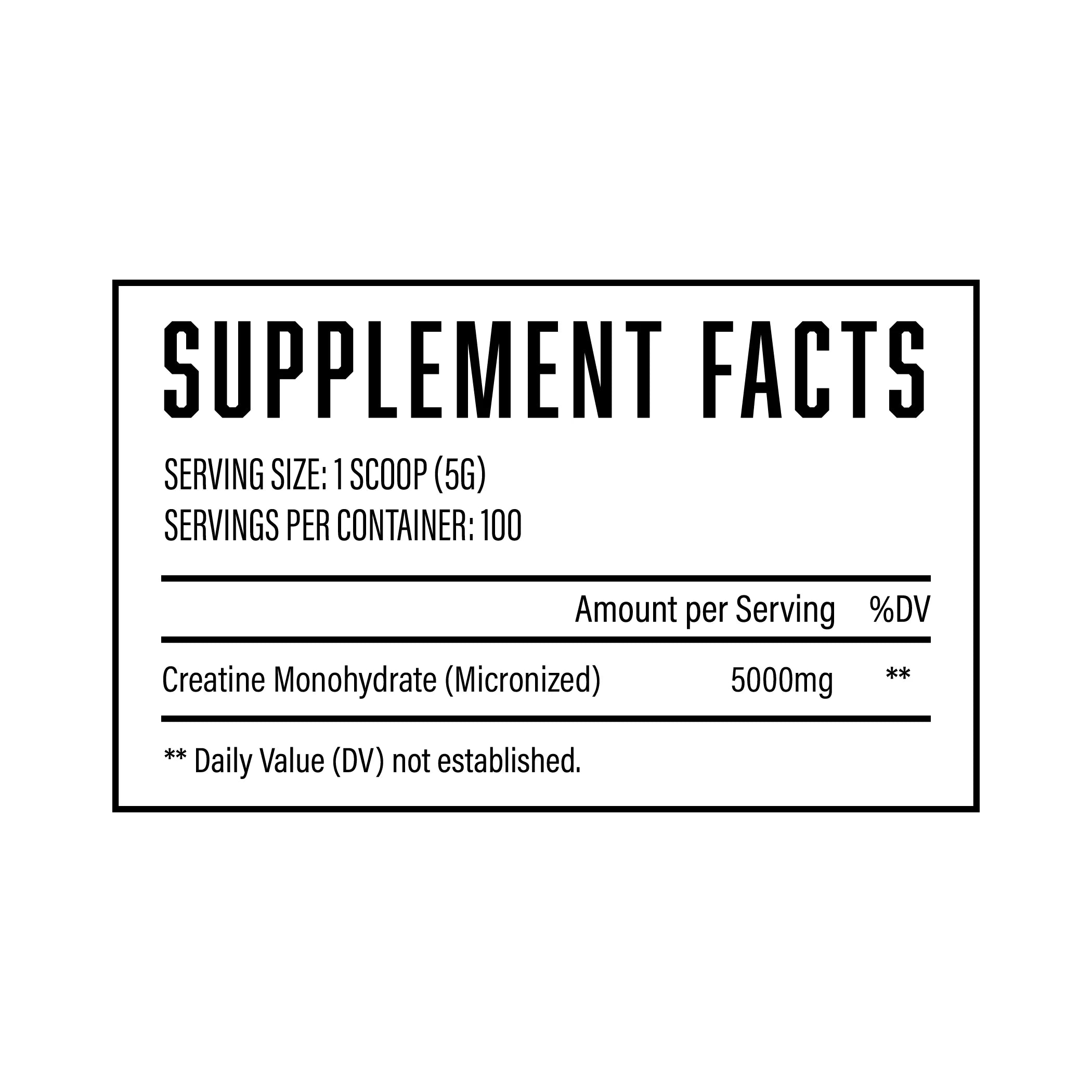Creatine Monohydrate Powder