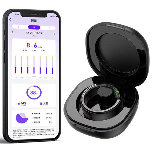 For XIAOMI R02 Smart Ring Charging Case 200Mah Wireless Charger Box Replacement Charger Case Dock Station for R02/R03 Smart Ring