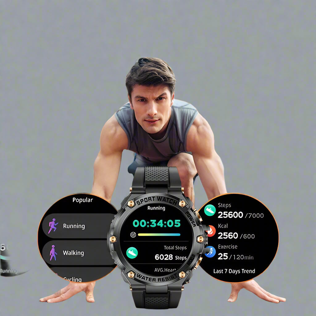 Large Screen Disc Smart Watch